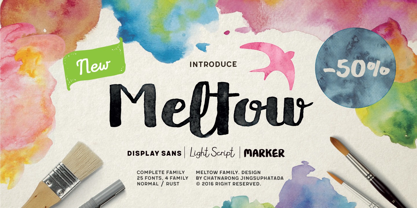 Example font Meltow #17